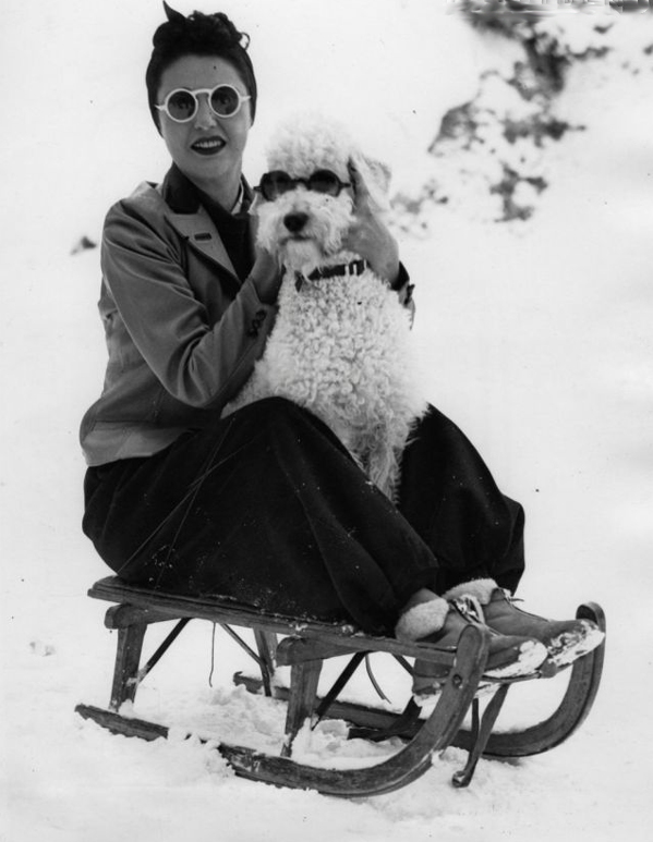 sport d'hiver vintage